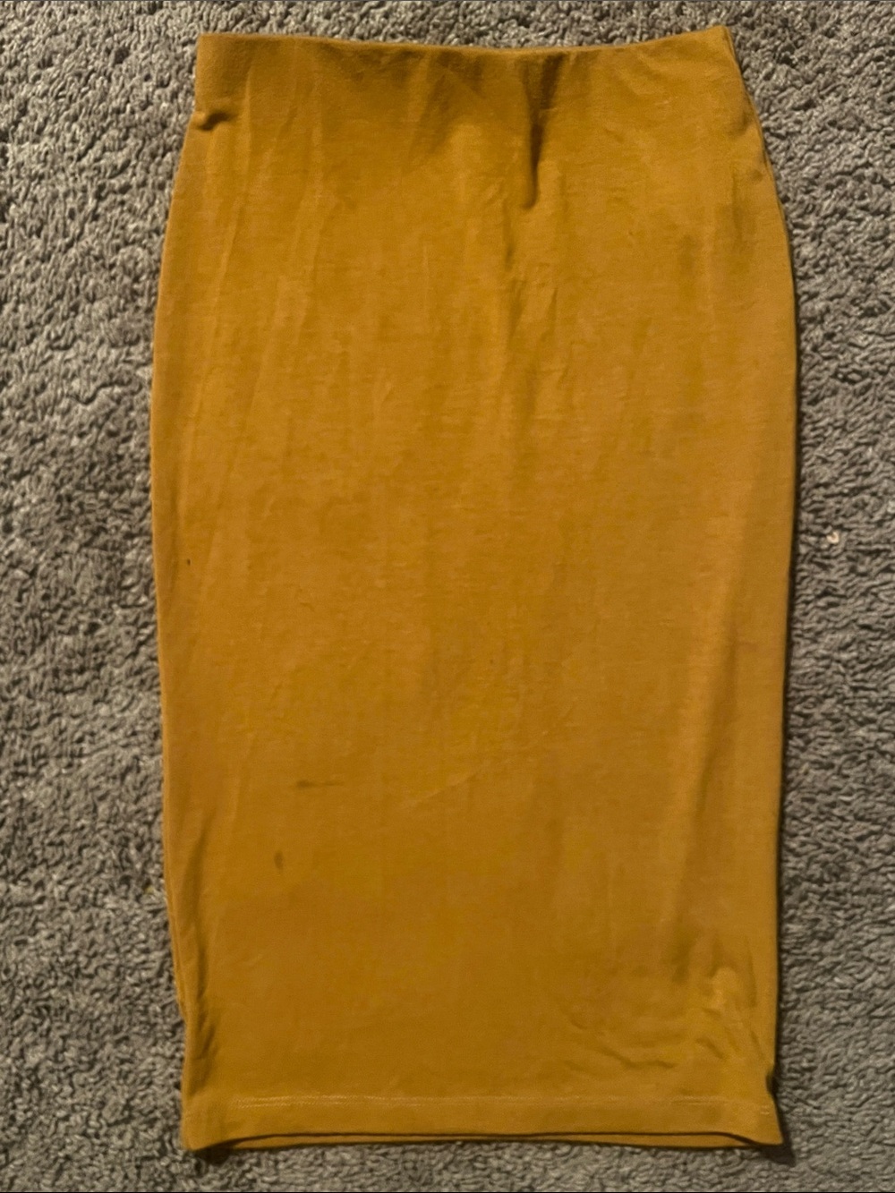 Forever 21 Ochre Pencil Skirt